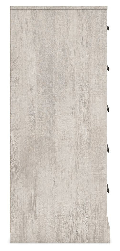 Shawburn - Gray - Five Drawer Chest
