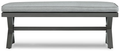 Elite Park - Bench With Cushion - Gray
