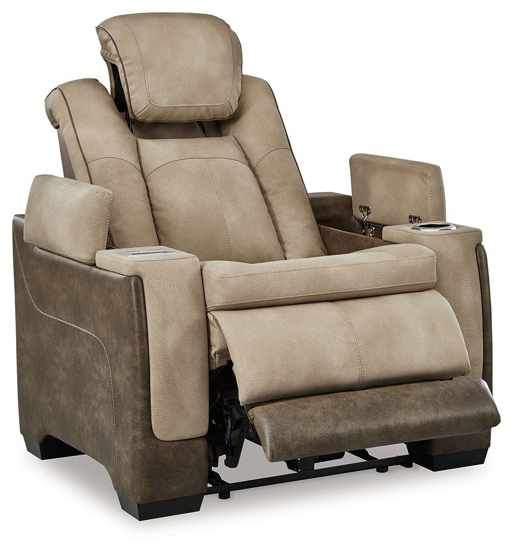 Durapella de próxima generación: sillón reclinable Pwr/reposacabezas ajustable