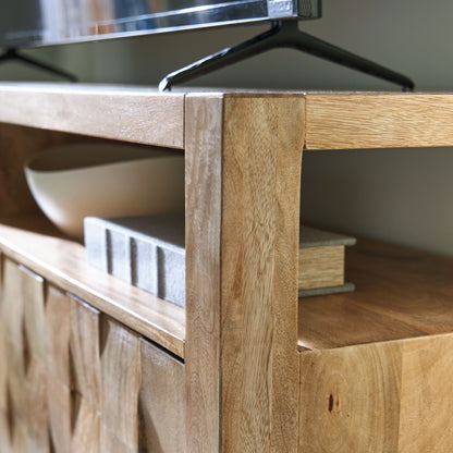 Hudwick - Accent Cabinet - Natural Brown