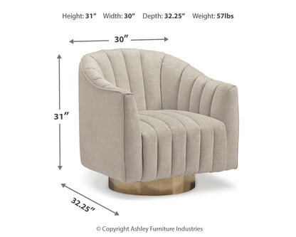 Penzlin - Pearl - Silla decorativa giratoria