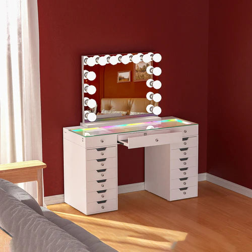 Promotion! Lisa Vanity Set with Marilyn Vanity Mirror
