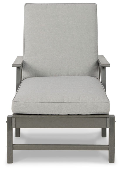 Visola - Gris - Chaise Lounge Con Cojín