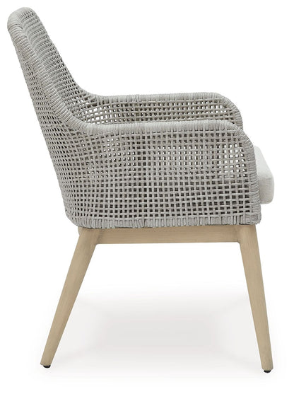 Seton Creek - Arm Chair With Cushion (Set of 2) - Gray