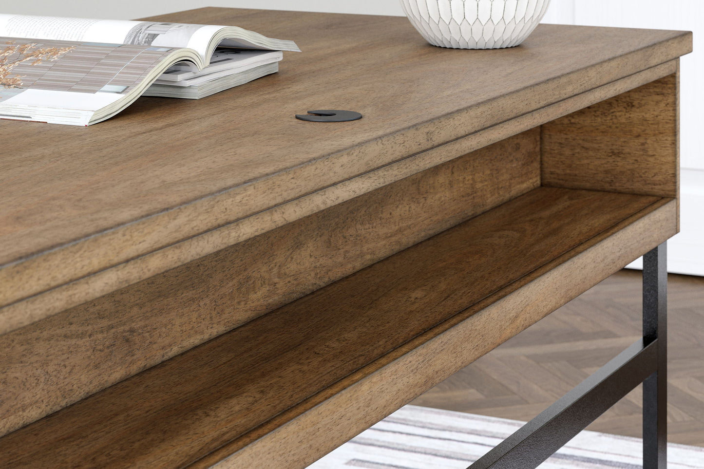 Montia - Marrón claro - Escritorio de oficina en casa