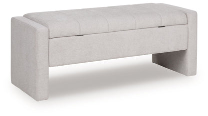 Akselman - Gray - Storage Bench