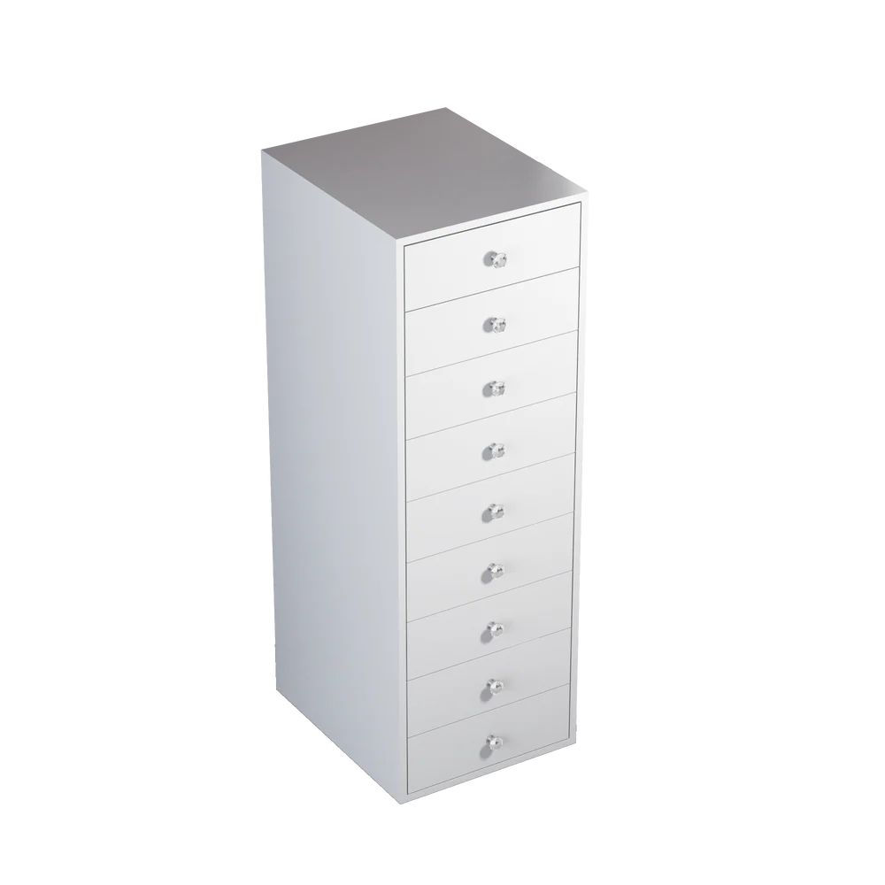 9-Drawer Makeup Vanity Storage Unit