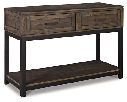 Johurst - Marrón grisáceo - Mesa para sofá
