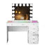 Diana 8 Drawers Vanity Desk Set with RGB and Full Light