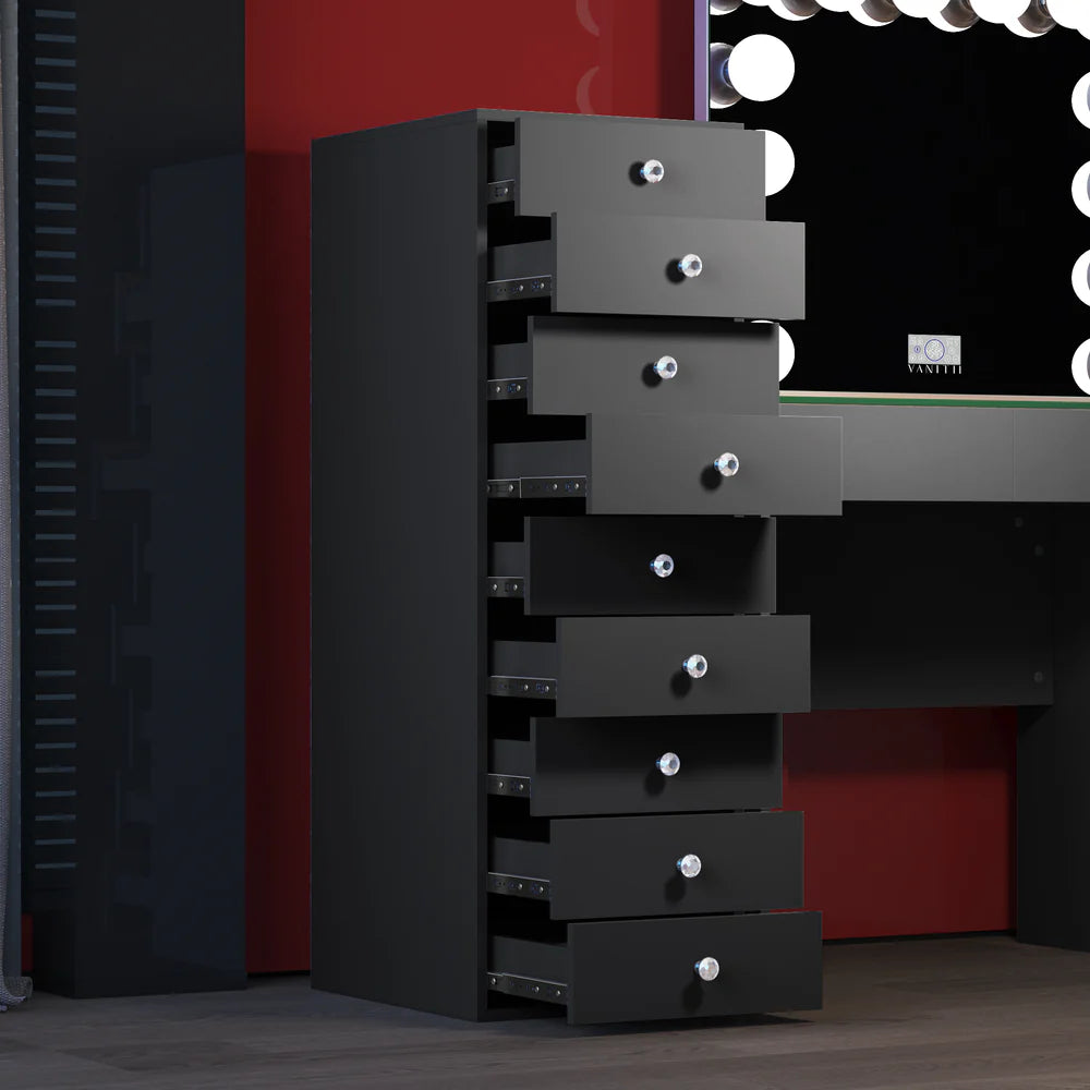 9-Drawer Makeup Vanity Storage Unit