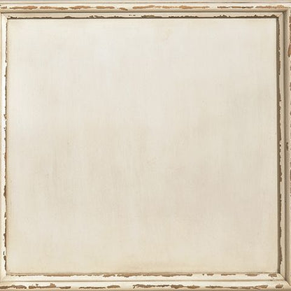 Realyn - Blanco / Marrón - Mesa de centro ovalada
