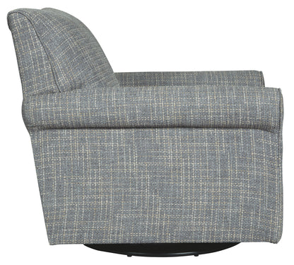 Renley - Swivel Glider Accent Chair - Ash