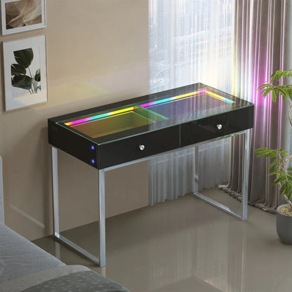 Alice RGB Vanity Desk Pro - 2 Storage Drawers