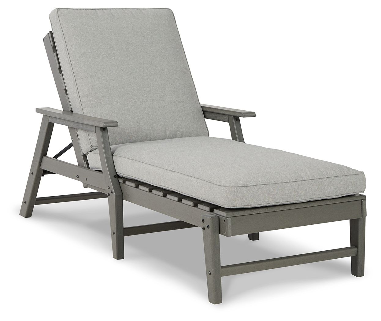 Visola - Gris - Chaise Lounge Con Cojín