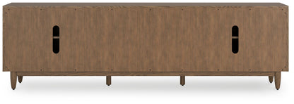 Roanhowe - Brown - Extra Large TV Stand