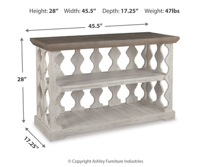 Havalance - Gris / Blanco - Mesa consola para sofá