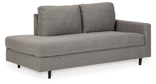Lyman - Grafito - Chaise esquinero Raf