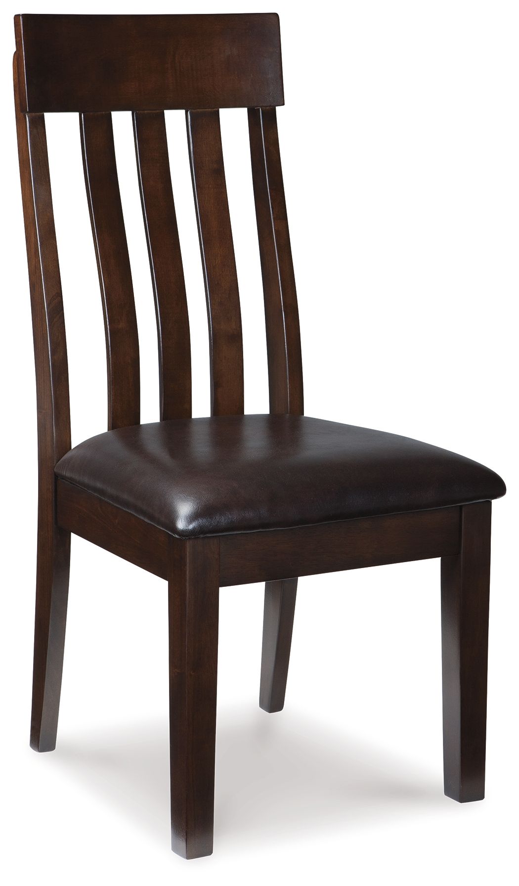 Haddigan - Marrón oscuro - Silla auxiliar de comedor Uph (juego de 2)