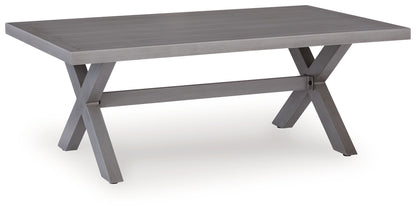 Half Moon Beach - Rectangular Cocktail Table - Gray