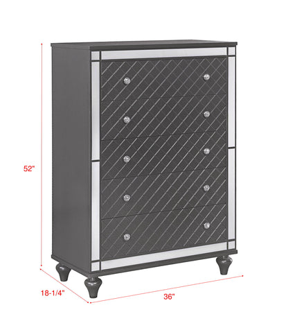 Refino - Chest - Gunmetal