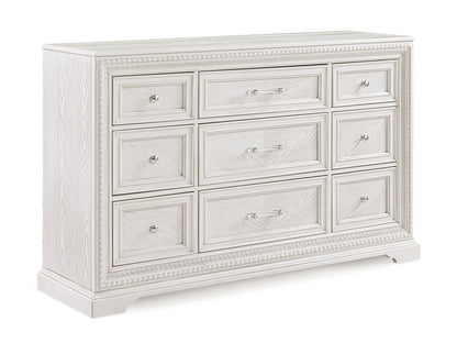 Alexandria - Dresser And Mirror - White