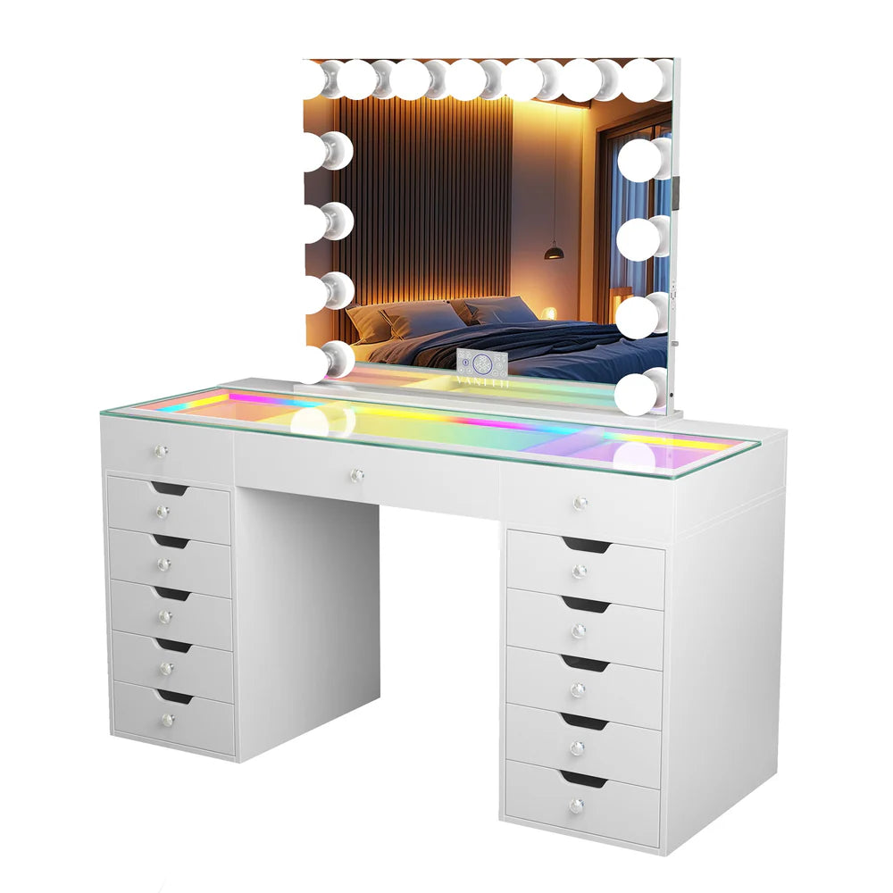 VANITII Eva-RGB Vanity Desk Set