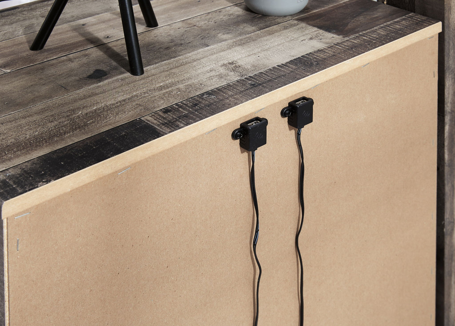 Derekson - Two Drawer Night Stand - Multi Gray