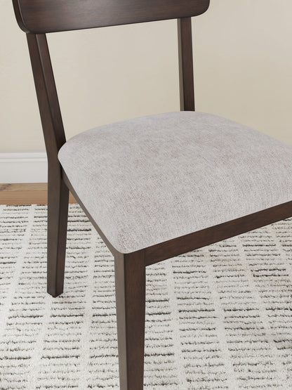 Mallenette - Dining Upholstered Side Chair (Set of 2) - Merlot