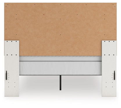 Zuraleus - Queen Upholstered Panel Bed - White