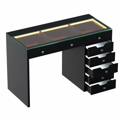 Diana Vanity Desk - 8 Storage Drawers