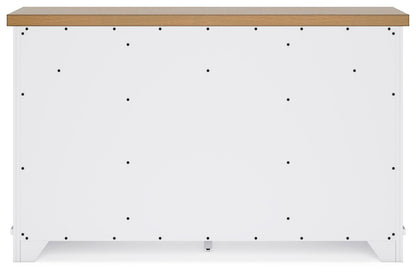Ashbryn - White / Natural - Dining Room Server