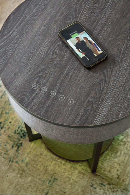 Sethlen - Gris / Negro - Mesa decorativa