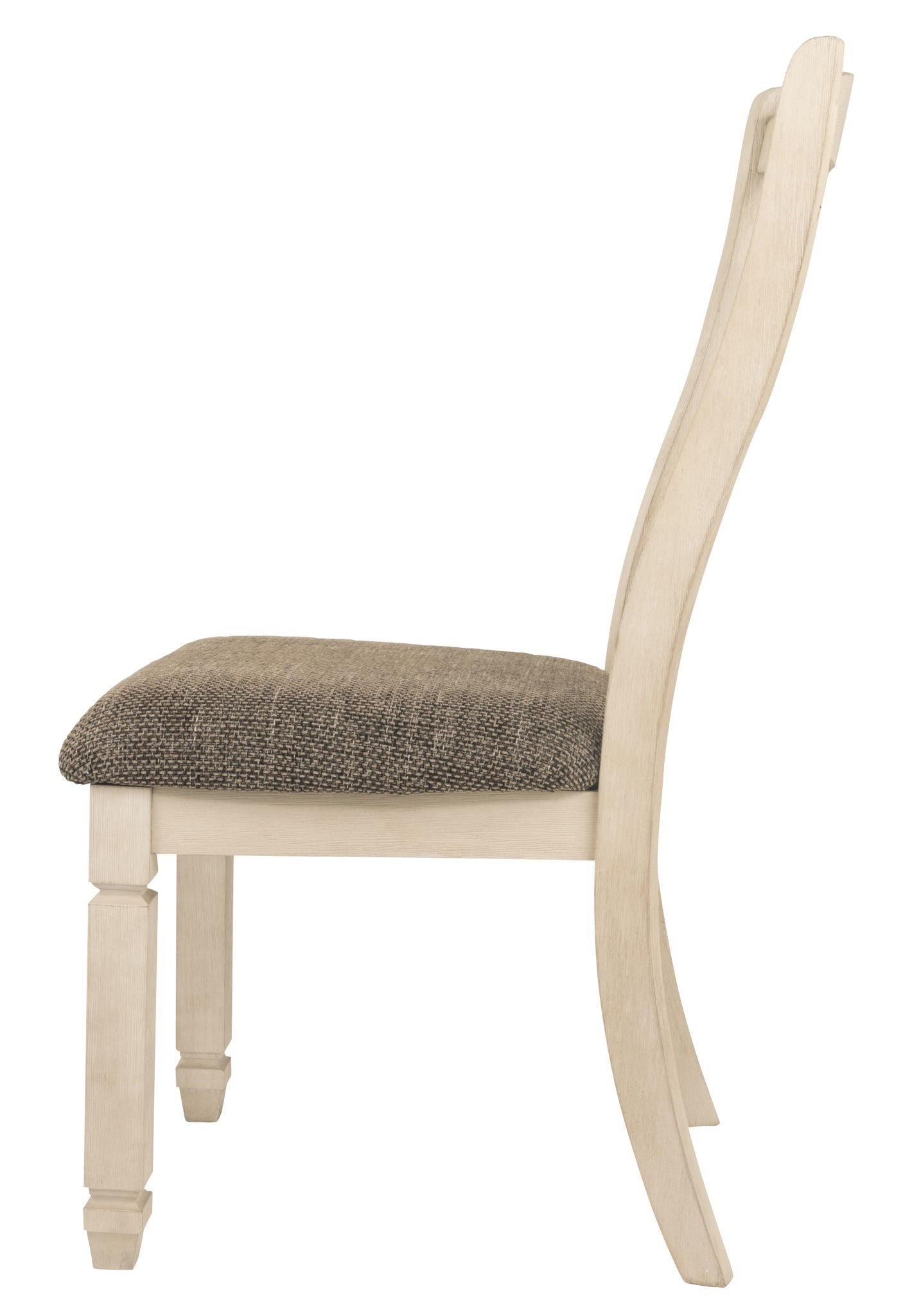 Bolanburg - Marrón / Beige - Silla auxiliar de comedor Uph (juego de 2) - Respaldo inclinado