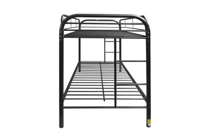 Twin Twin Black Metal Bunk Bed