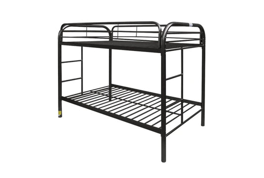 Twin Twin Black Metal Bunk Bed