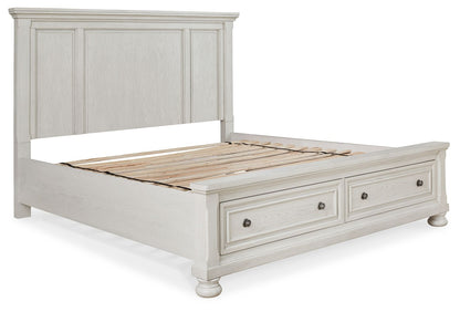 Robbinsdale - Panel Storage Bed