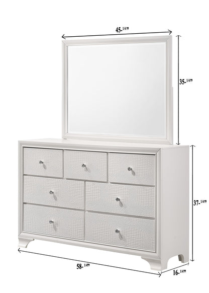 Lyssa - Bedroom Set - Oat / Frost