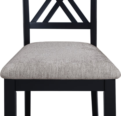 Eloise - 7 Piece Dinette Set - Charcoal / Gray