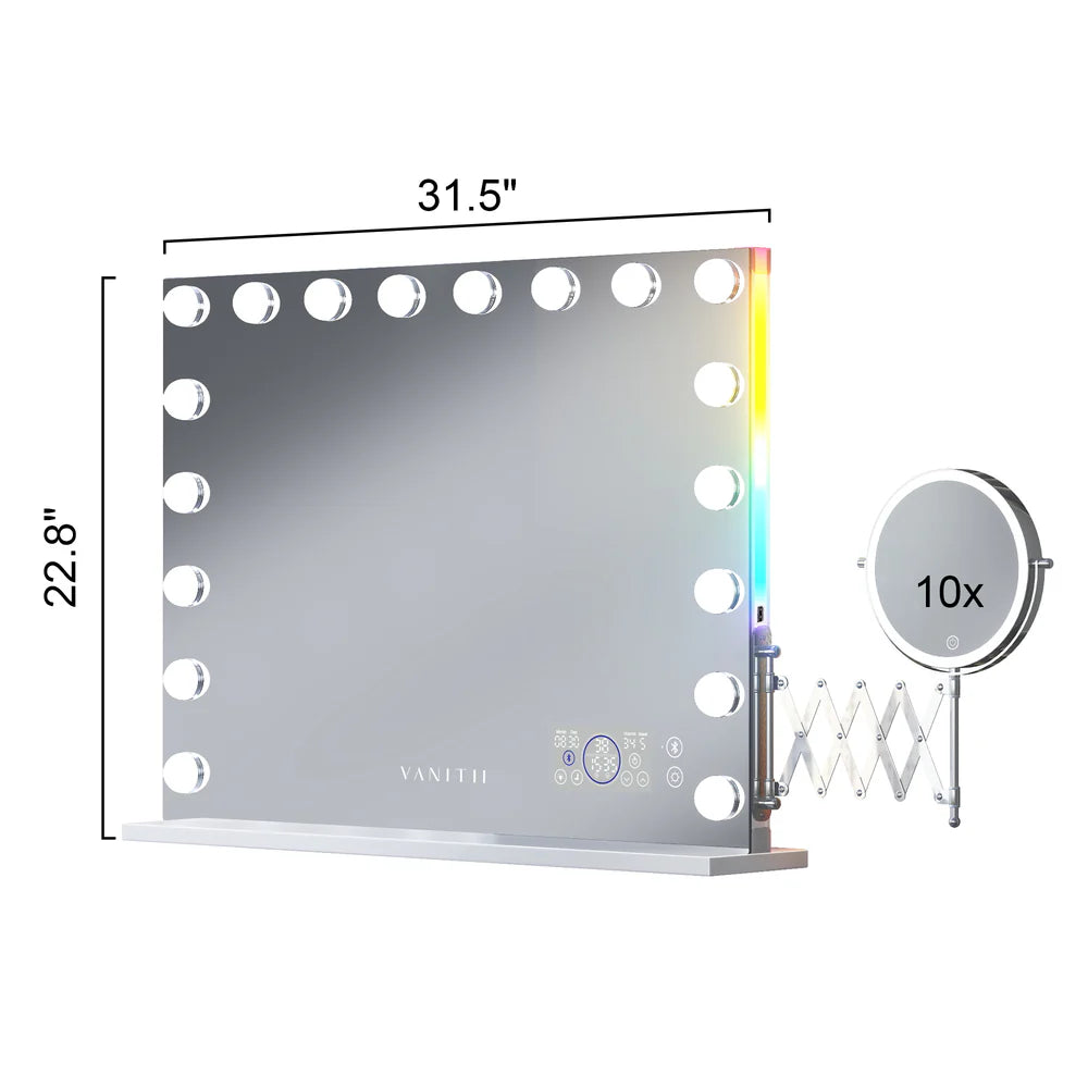 New Release! Hollywood 18/20 Bulbs Light Mirror with Bluetooth