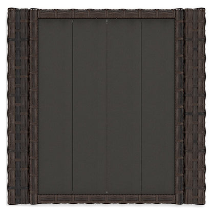 Windglow - Brown - Square End Table