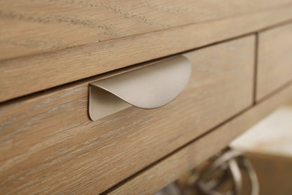 Rencott - Marrón claro - Mesa de cóctel rectangular