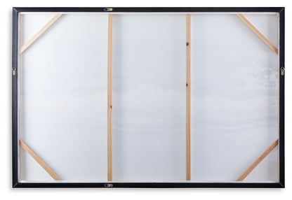 Acebell - Gray / White - Wall Art
