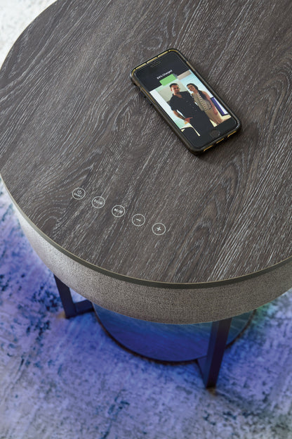 Sethlen - Gris / Negro - Mesa decorativa
