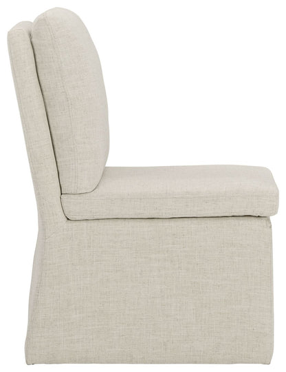 Krystanza - Dining UPH Side Chair (Set of 2) - Oatmeal
