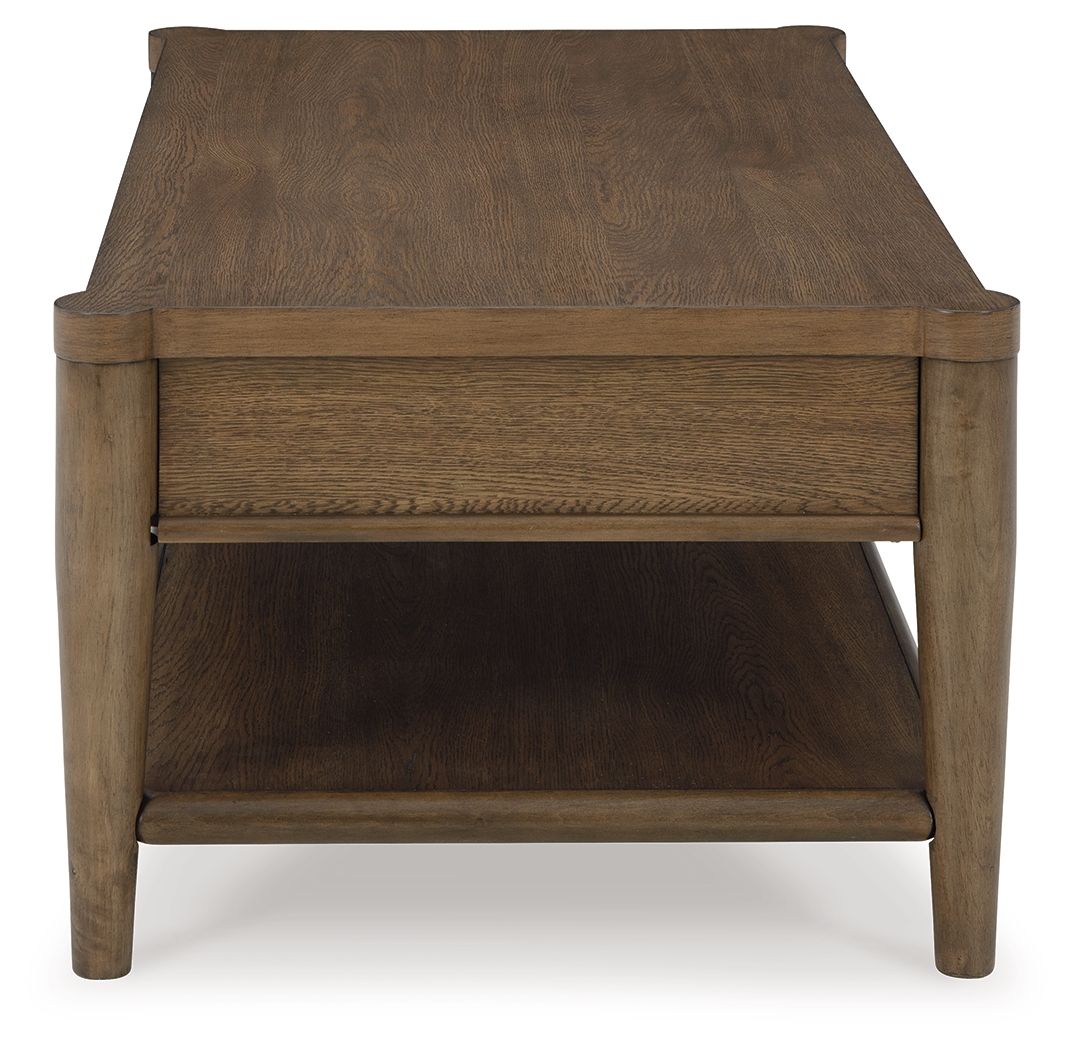 Roanhowe - Marrón - Mesa de centro rectangular