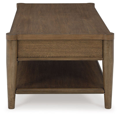 Roanhowe - Marrón - Mesa de centro rectangular