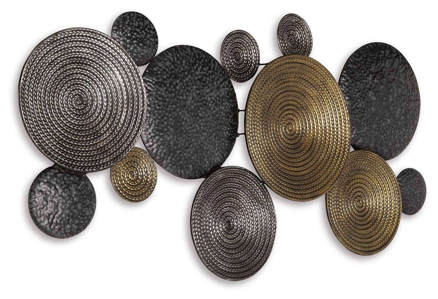 Emsley - Metálico / Negro / Gris - Decoración de pared
