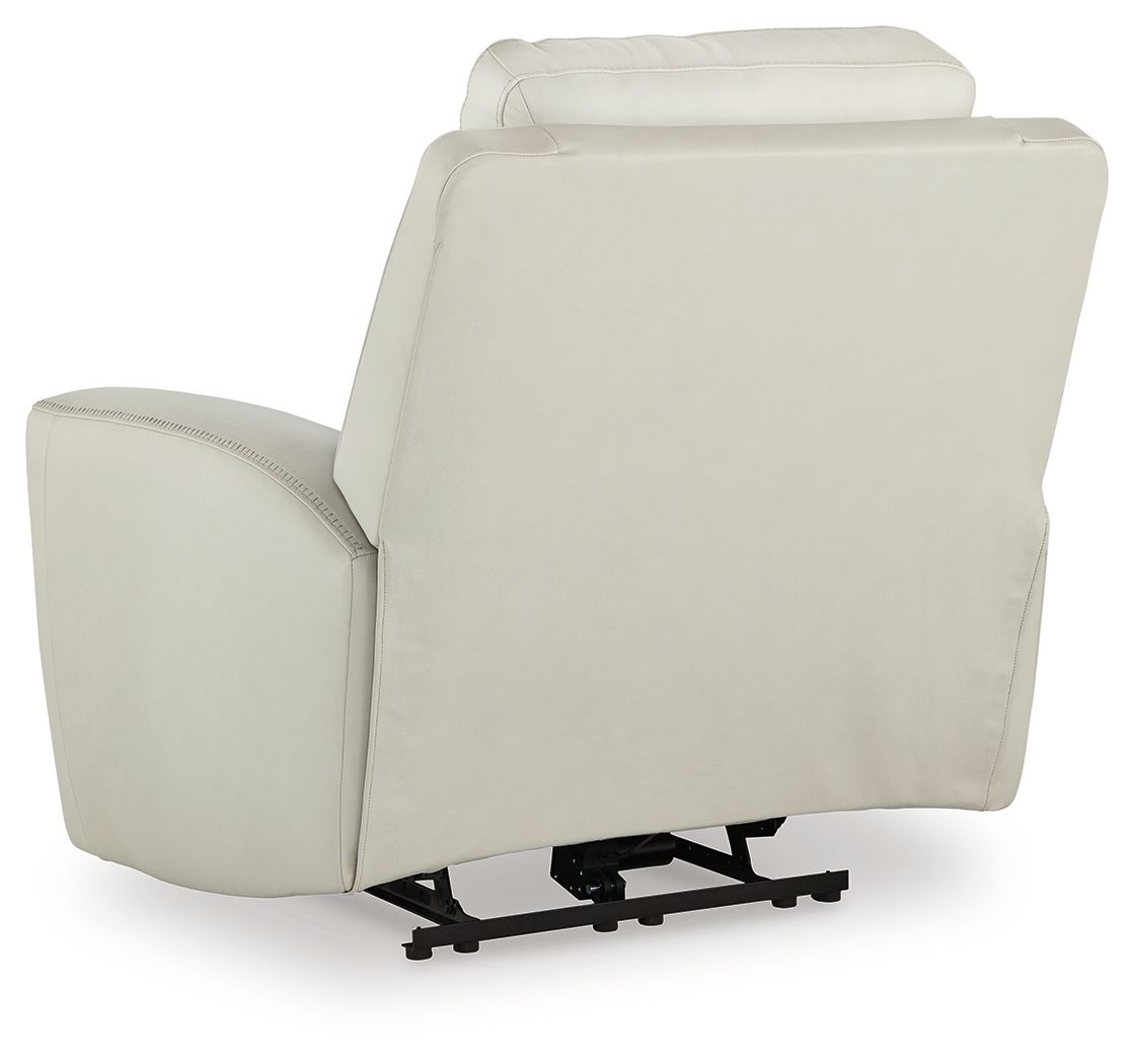 Mindanao - Coco - 3 piezas. - Sofá reclinable eléctrico, sofá de dos plazas reclinable eléctrico con consola, sillón reclinable eléctrico