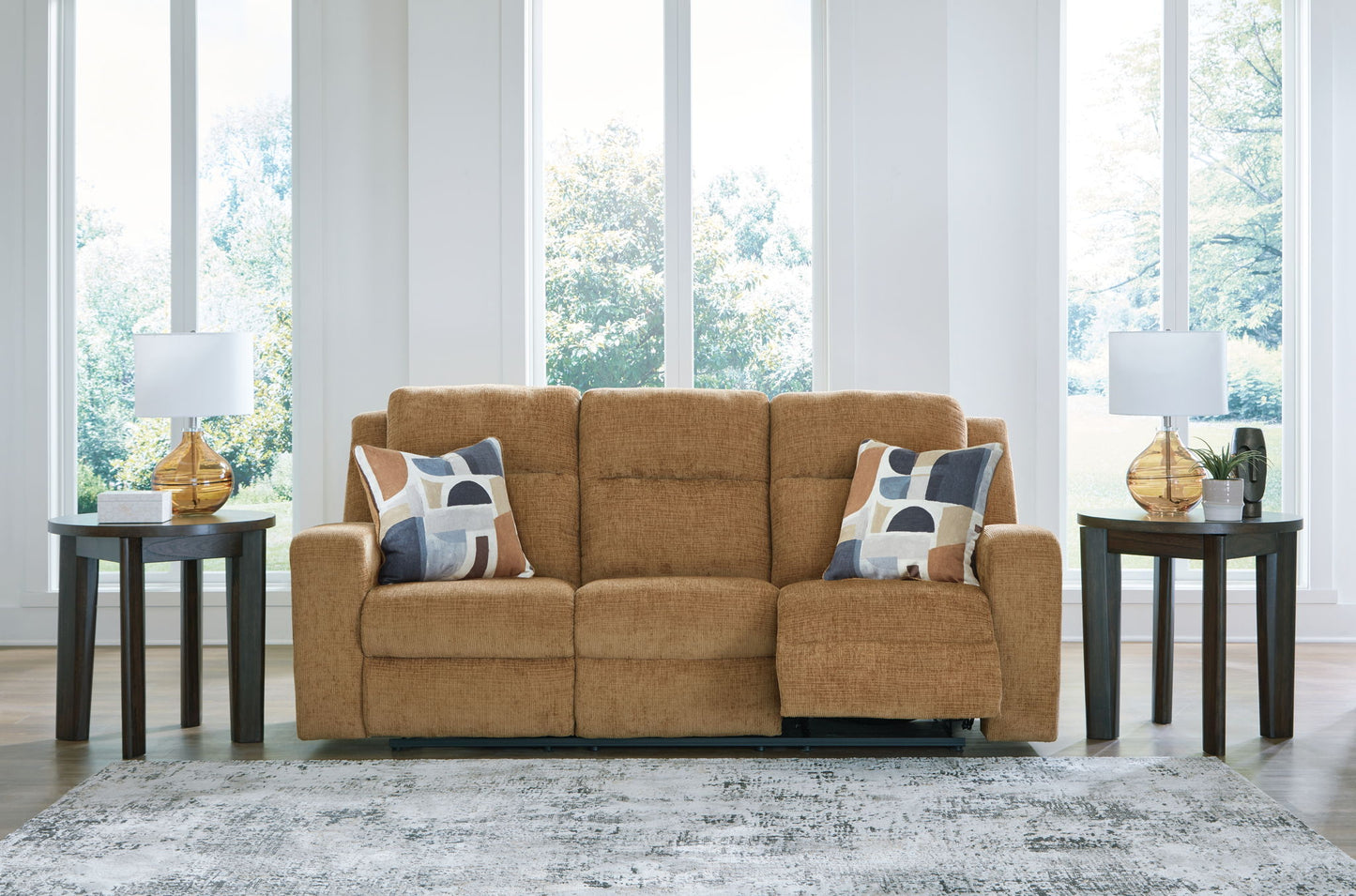 Kanlow - Reclining Sofa - Honey