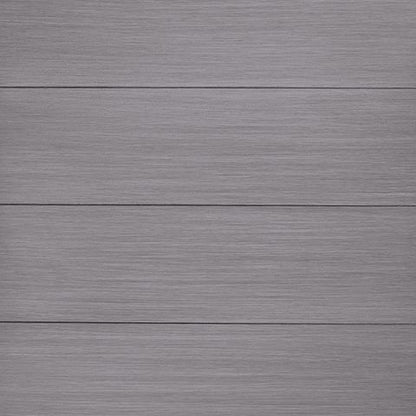 Half Moon Beach - Rectangular Dining Table With Umbrella Option - Gray